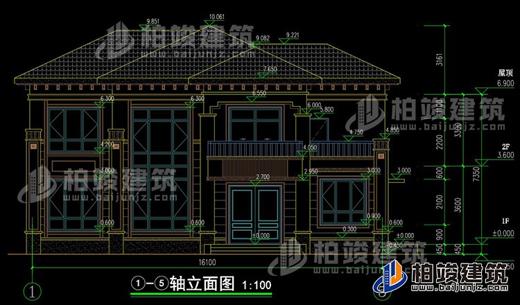 正立面图