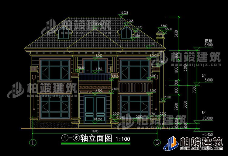 正立面图