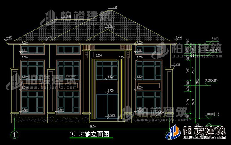 正立面图